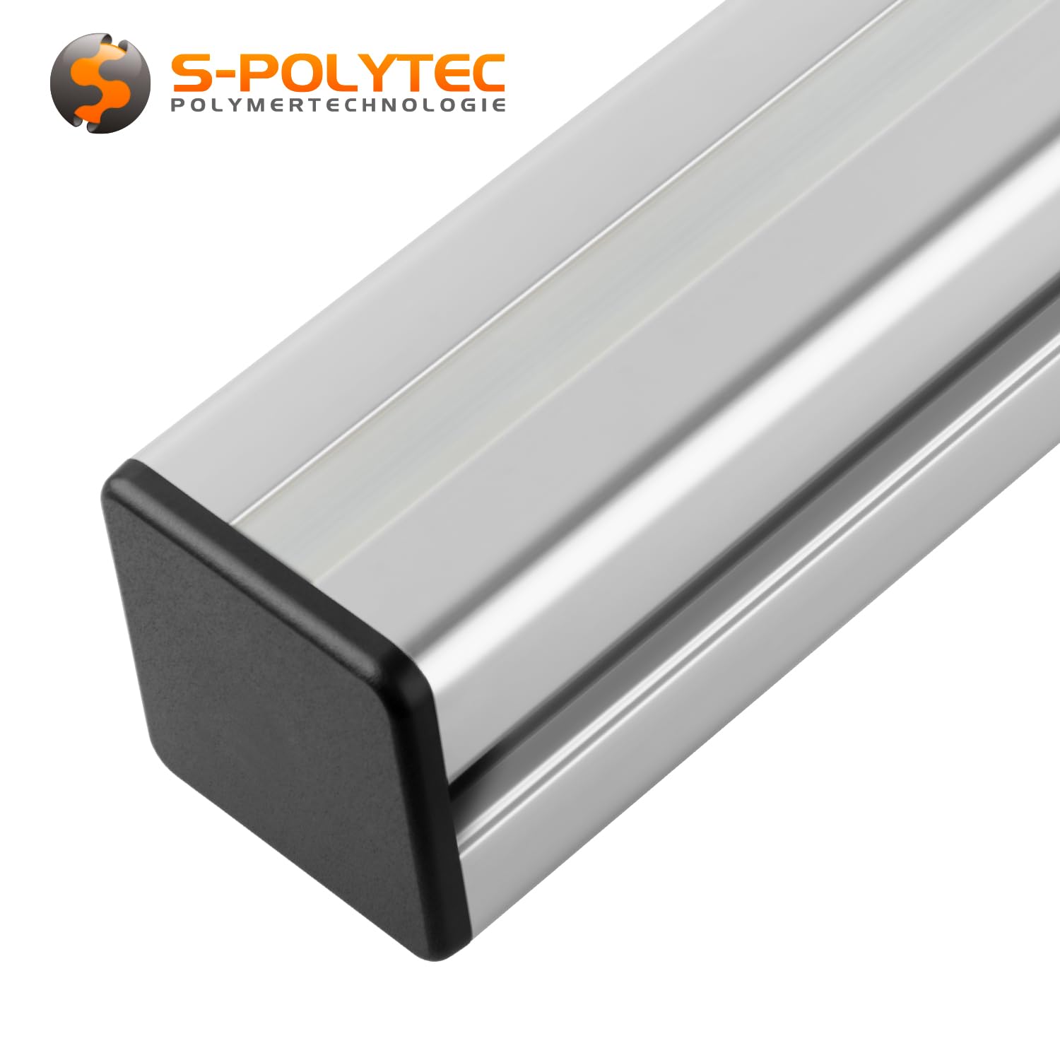 S-Polytec Abdeckleiste, Abdeckung, Staubschutz, Abdeckprofil, Nutenprofil transparent opal NUT 6, NUT 8 (NUT 6 | 2 Meter, 10, Anzahl)