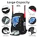 Softball Bat Bag for Youth & Adults, Baseball Equipment Backpack with Fence Hook & Shoe Compartment, Large Main Compartment for Helmet - Black
