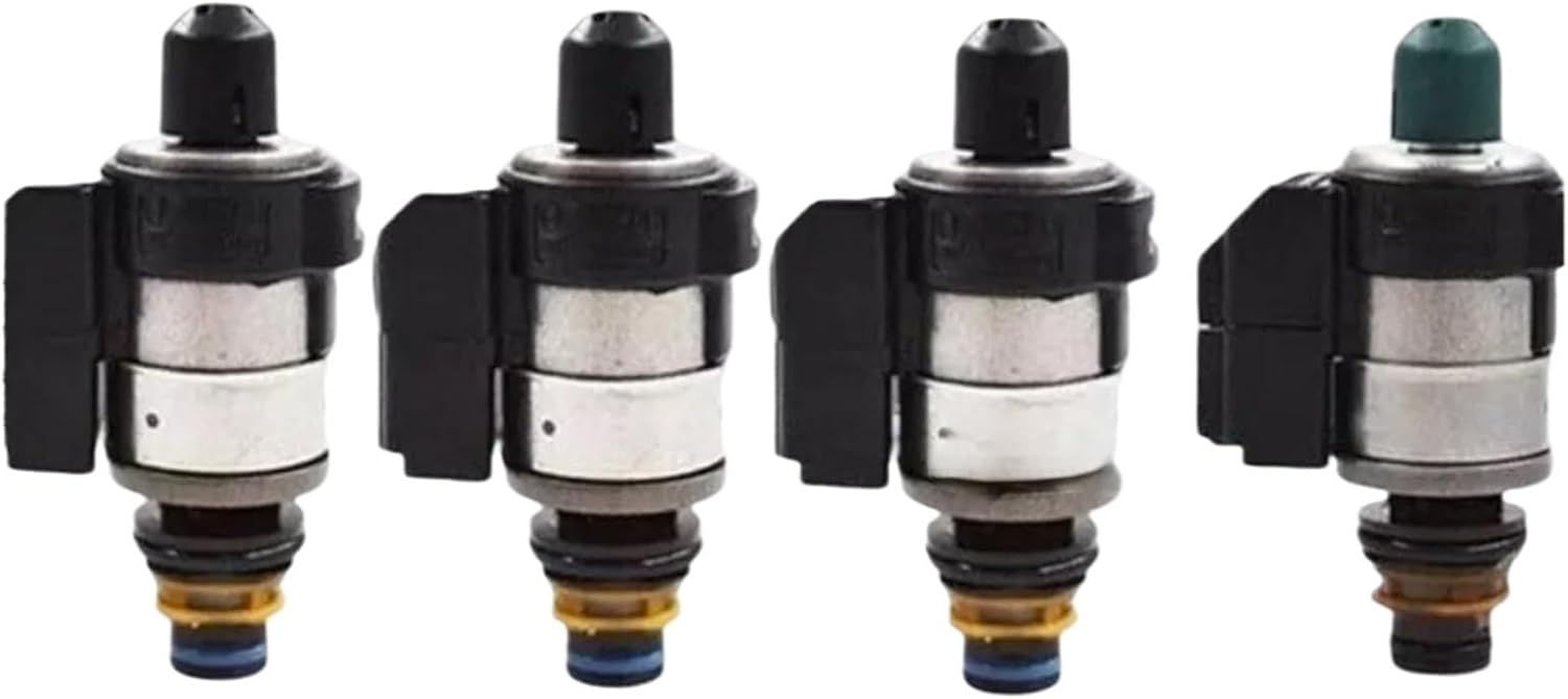 4pcs 722.8 Transmission Solenoid 2202271098 A220227109 Compatible With Benz 7 Speed Transmission Drivetrain Automatic Parts