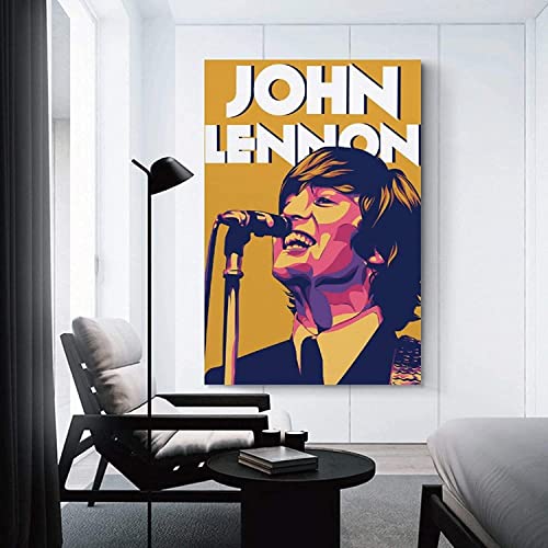 KEAIBAOBEI sans Cadre 60X90cm Affiches et Impressions John Winston Lennon 20 Musique Classique icône célébrité Affiche… - Les Beatles, Paul McCartney, John Lennon, RIngo Starr, George Harrison KEAIBAOBEI sans Cadre 60X90cm Affiches et Impressions John Winston Lennon 20 Musique Classique icône célébrité Affiche… – Image 4