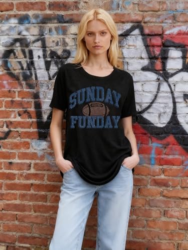 Image of Football Shirts for Women Game Day T Shirts Football Outfits