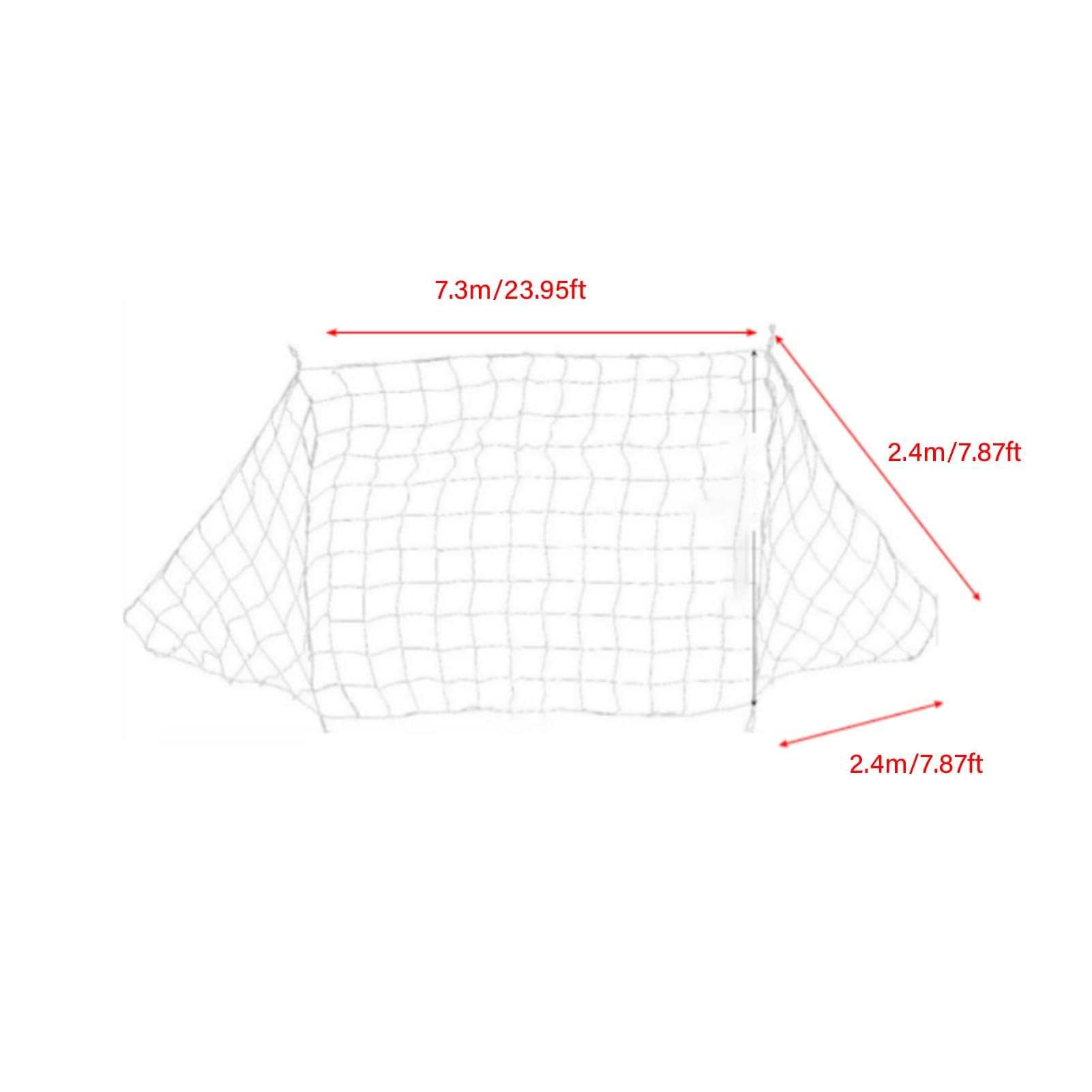 Fußballnetz, Ersatzfußball -Netto -Sportfußball -Torpost -Netto -Ersatz für Sportspiele