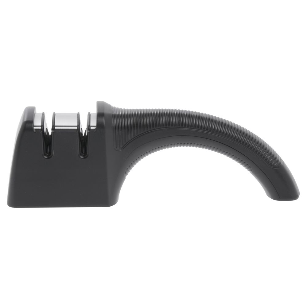 Edgecraft Chef's Choice® Pronto® 465 Black Plastic Manual Knife Sharpener for Serrated and Straight Blades- 8 1/2"L x 2 1/8"W x 2 3/4"H