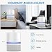 Air Purifiers for Home, KOIOS H13 HEPA Air Purifier for Bedroom Small Room Office Desk, Air Filter for Pets Hair Dander Smoke Pollen, Night Light,100% Ozone Free