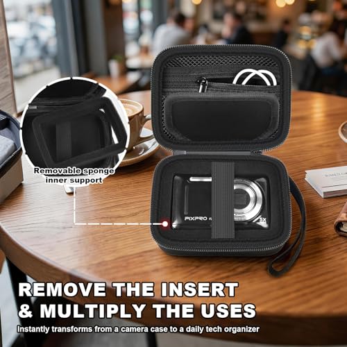 Funda rígida para cámara Kodak PIXPRO FZ55/FZ45 negra miniatura 6