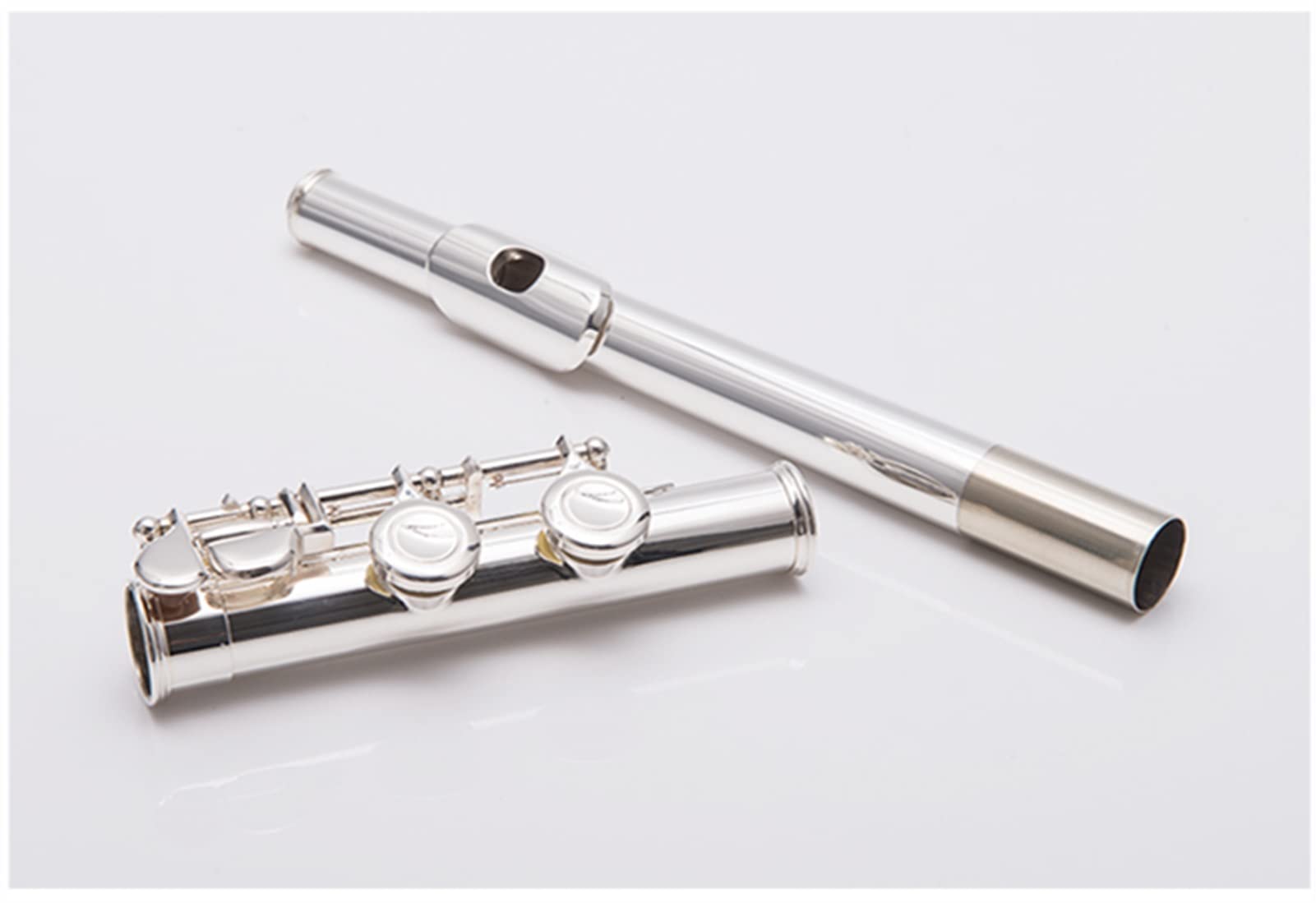 ZUZU Abrir/Cerrar Holón C Flautas 16 Llaves Plateado Plateado Flauta Conjunto De Instrumentos Musicales con Estuche De Flauta Herramienta De Limpieza Kit Flauta