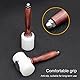 Lederschnitzhammer Set, 2 Stück Lederhandwerkshammer, Nylon Holz Hammer Lederwaren Holzhammer für DIY Stempeln Nähen Leder Rindsleder Werkzeug