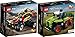 Produktbild Steinchenwelt Technic 2er Set: 42101 Strandbuggy + 42102 Mini CLAAS XERION