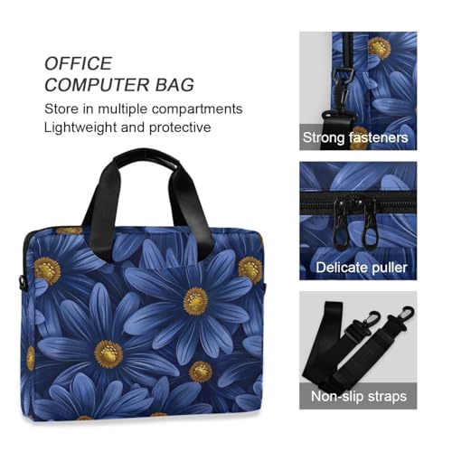 Protector para Laptop 15.6" Azul Marino con Asa y Correa miniatura 6