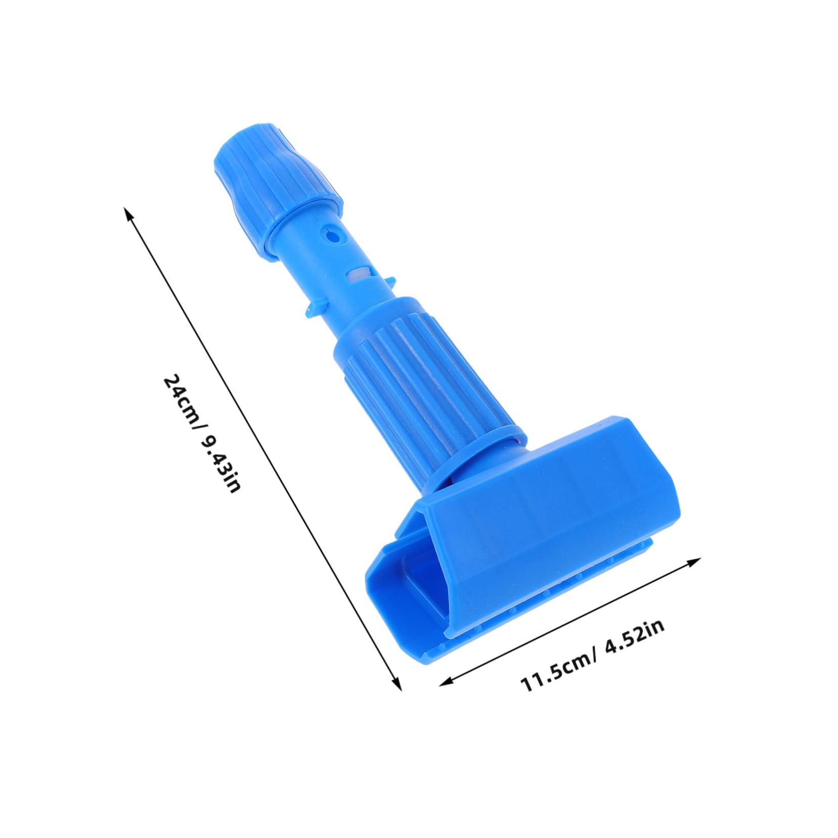 IWOWHERO 2pcs Commercial Mop Head Clamp Heavy Duty Reusable Holder for Quick Mop Head Changes Cleaning Supplies for Home and Workplace Use