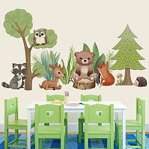 Vinilos Decorativos Animales Bosque Woodland 36x25in miniatura 2