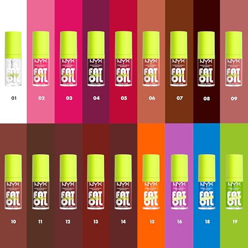 NYX PROFESSIONAL MAKEUP Fat Oil Chillz, Moisturizing, Shiny and Vegan Tinted Lip Gloss - Kiwi Freeze (Sheer Green) - image 7