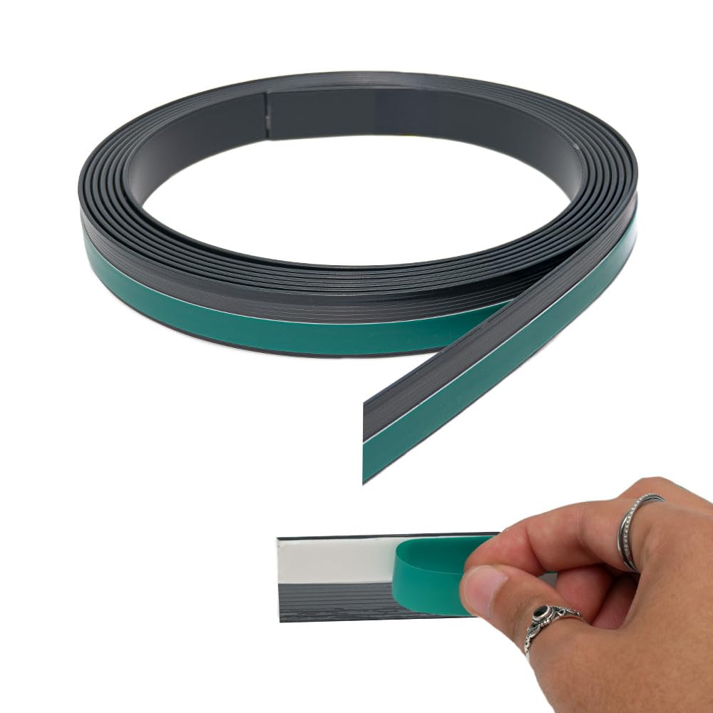 INTRA-TEC Fensterleiste Anthrazitgrau-glatt mit Klebestreifen 60mm breit / 6m lang, Farbe ähnl. RAL 7016 Renolit - 2,5mm Stärke