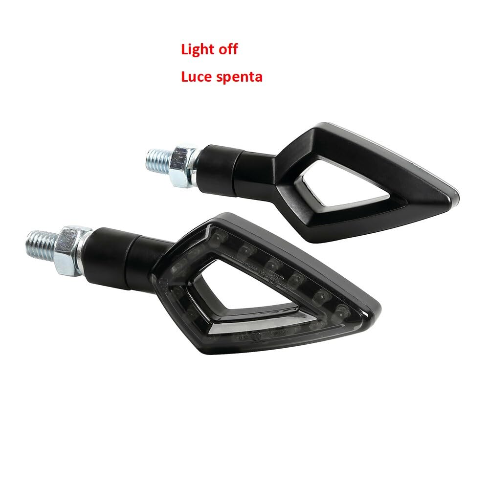 KOMPATIBEL MIT KAWASAKI Z 1000 ABS PAAR MOTORRADBLINKER LED 12 V ZUGELASSENE RICHTUNGSANZEIGEN SCHWARZ BLINKER MIT Rauch LINSE ORANGES LICHT 75 CM X 36 CM