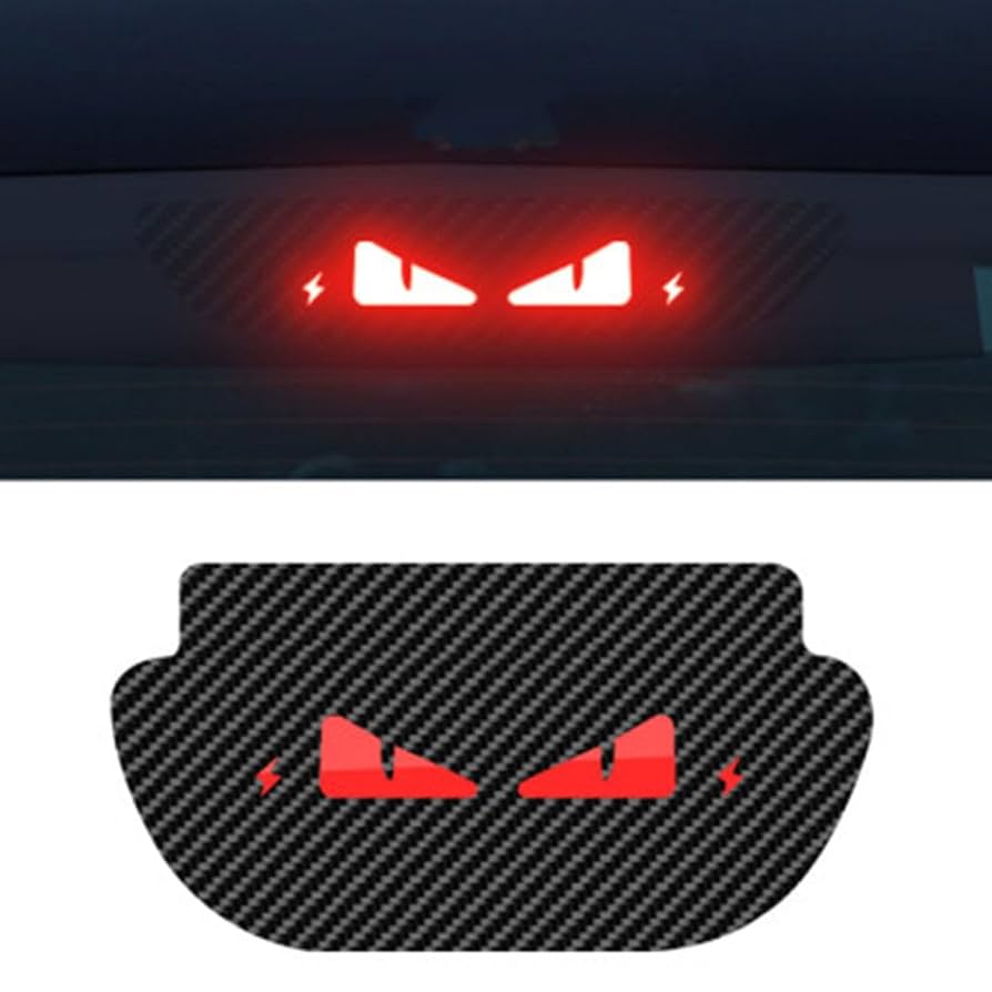 Amazon | GreceYou ハイブレーキライトステッカー Tesla Model 3