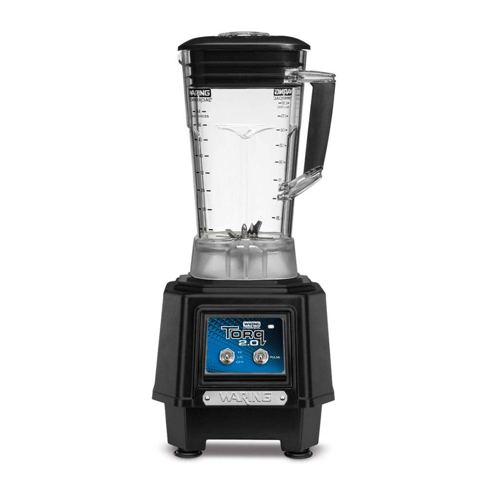 Waring Commercial TBB145P6 TORQ 2 Horsepower Blender, 2 speed Toggle Switch Controls, with 64 oz. BPA Free Container, 120V, 5-15 Phase Plug
