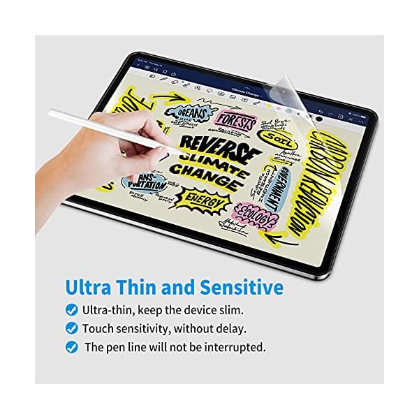 XIRON 2 Stück Paperfeel Schutzfolie Kompatibel mit iPad Pro 12.9 Zoll (2022/2021/2020/2018), iPad Pro 12.9 Matt Papier… – Bild 4