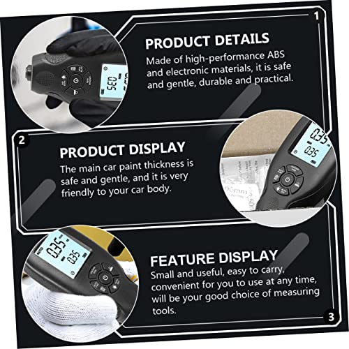 MAGICLULU medidor digital de grosor de pintura para automóvil, práctico y fácil de llevar, sin batería incluida miniatura 7