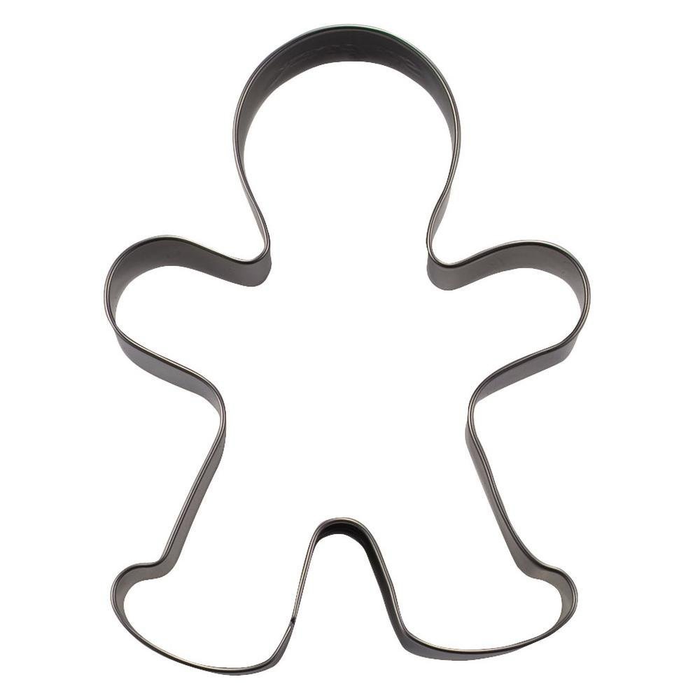 Staedter Gingerbread Man Cookie Cutter, Stainless Steel, 9.5 cm
