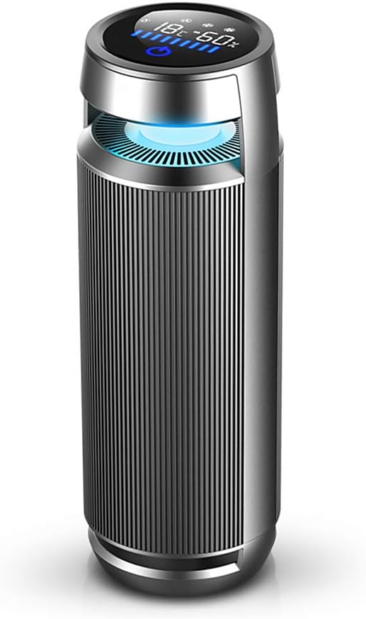 Mini Colorful LED Light Car Air Quality Purifier Efficient Purification and Health Particle Carbon Filter