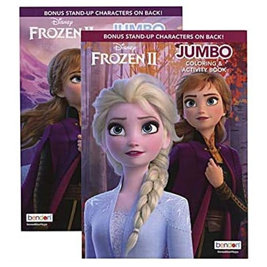 Coloring Book Disney Frozen 2 Arts Crafts Coloring, Painting Gift Set, Perforated Paper - Healthy Educational Play, for Kids Girls Boys Toddlers