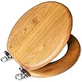 Design House 561241 Dalton Bath Accessories, Round Toilet Seat, Honey Oak