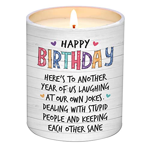 Bestie Lavender Candle 10Oz - Unique Birthday Gift for Women Friendship