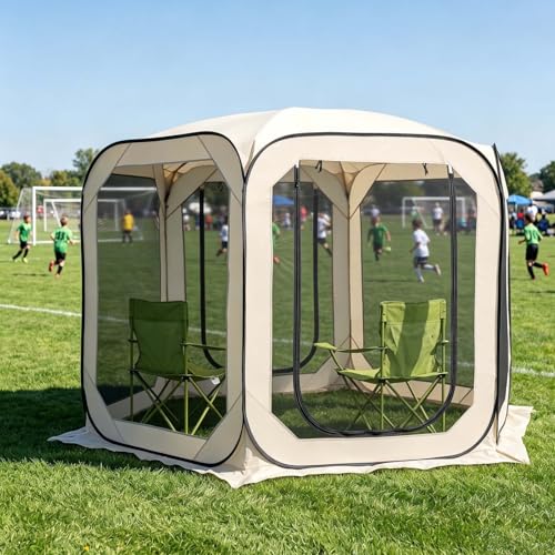 Carpa Instantánea con Mosquitero 10x10 FT para 4-6 Personas
