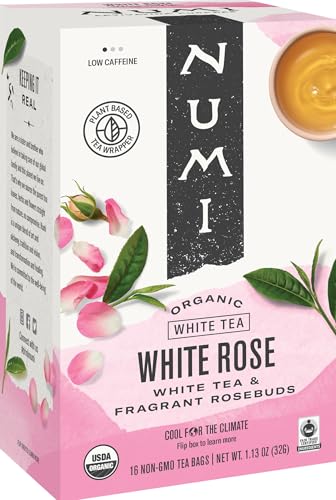 Numi Organic Tea White Rose Tea, 16ct