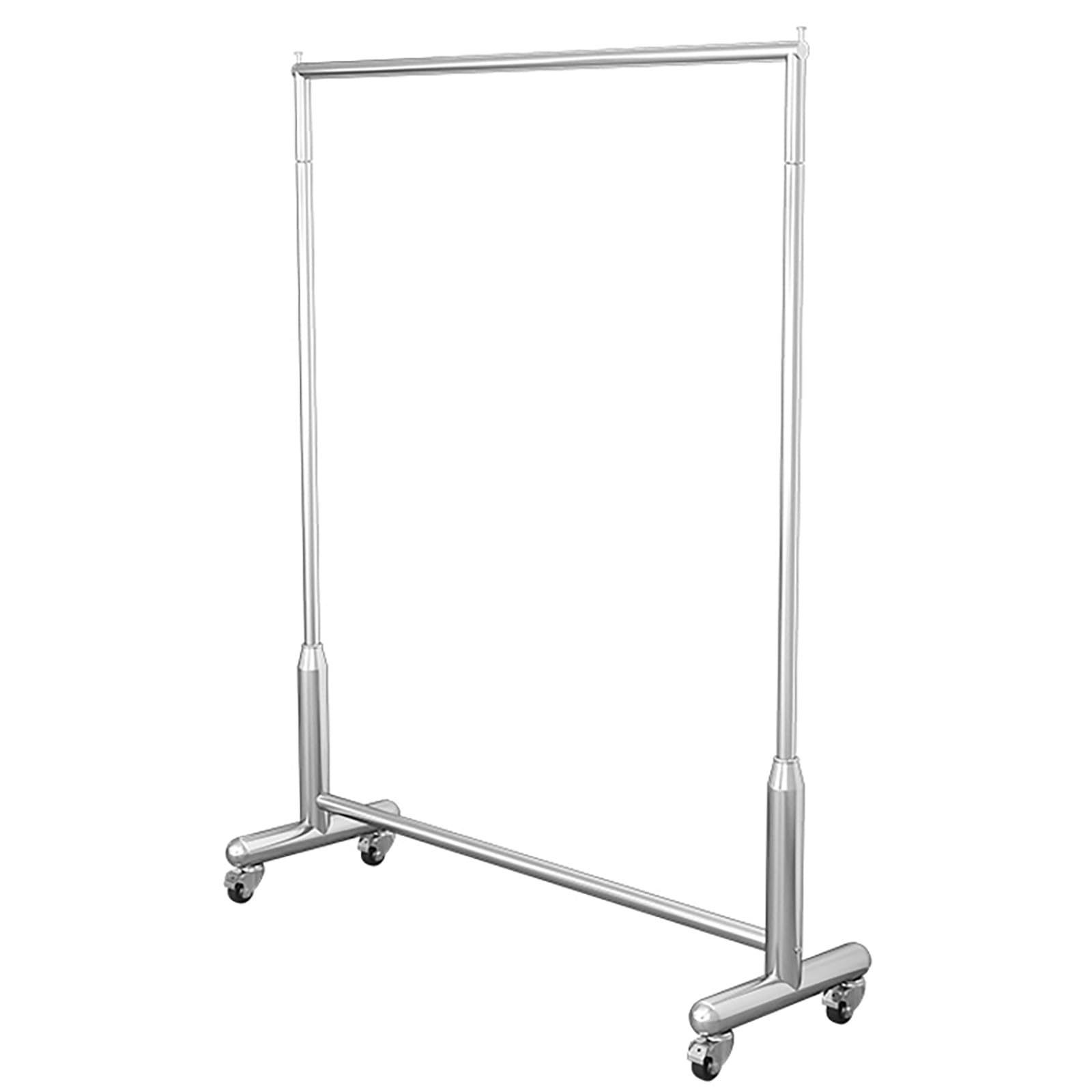 Portant à vêtements portable cintre acier inoxydable pour dressing et magasin