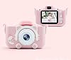 Digital Camera for Kids, Cute, Front and Rear 96 Megapixels, 1080P HD, Easy Operation, 64 GB Memory Card, 2.0 Inch IPS Screen, 8x Zoom, Shockproof, Children's Camera, Cats, Lightweight, Portable, 850