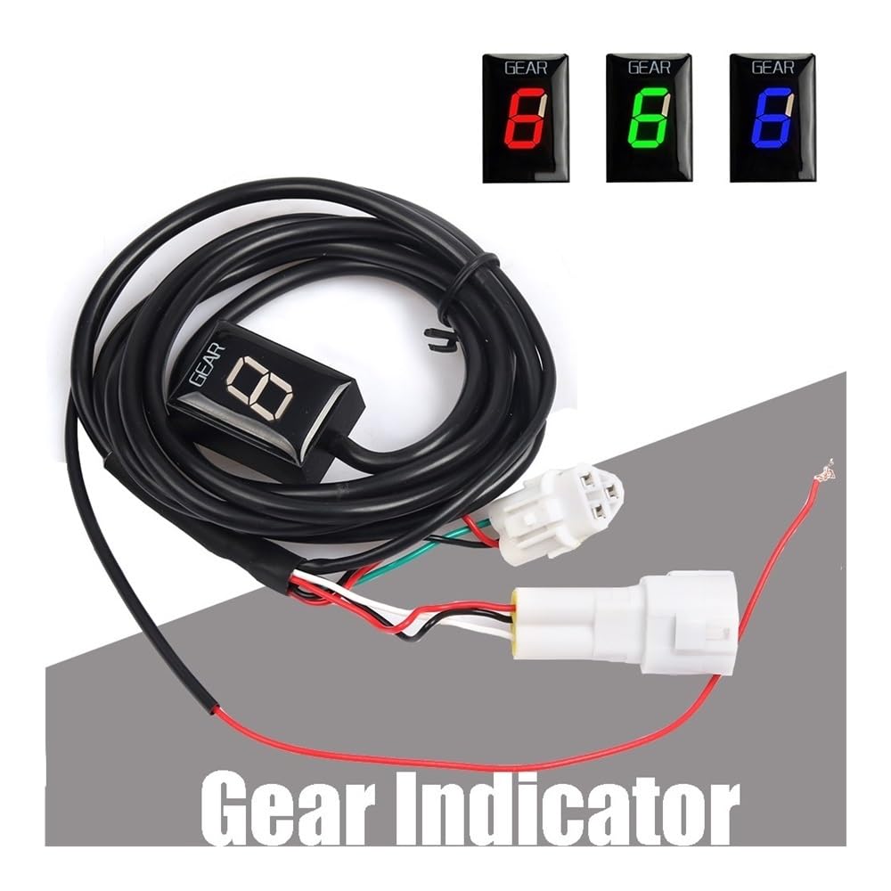 Indicador Marchas Motocicleta Indicador De Marcha para GSF650 GSF 650 2006 2007 2008 2009-2014 2015 Accesorios para Motocicletas Medidor Pantalla 1 A 6 Velocidades