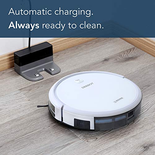 Image of ECOVACS DEEBOT N79W+ Robotic Vacuum, Large, White