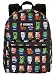Minecraft Backpack Characters All Over Print 16inch Bag