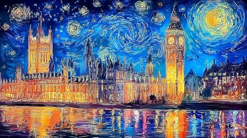 Puzzle imposible de Londres 1000 piezas, juego de mesa creativo de 75x50cm