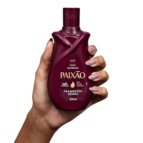 Paixão Loção Hidratante Framboesa Negra Com Ação Desodorante 200Ml