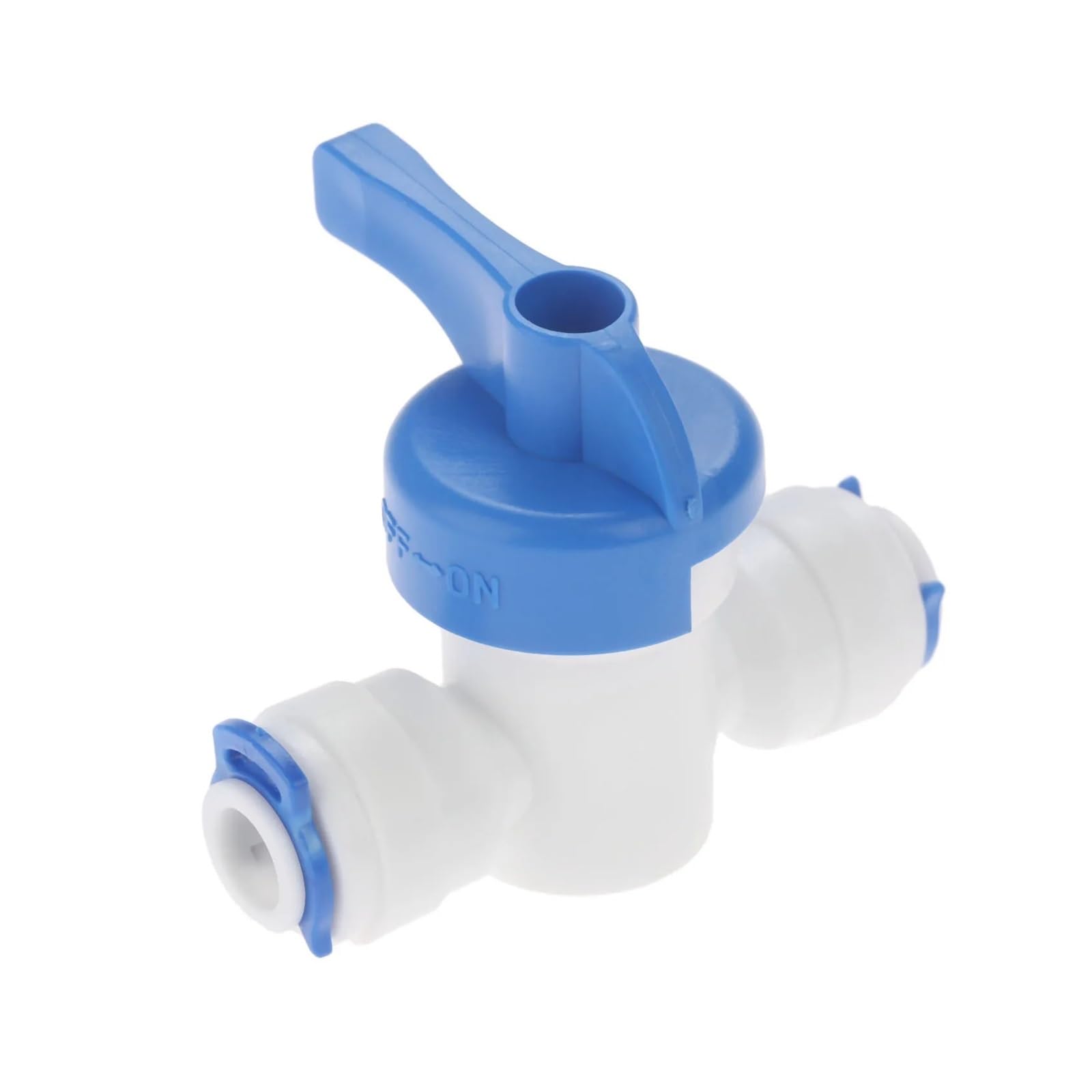 Tuyau à connecteur poussoir 1/4 et robinet bille plastique pour filtration eau