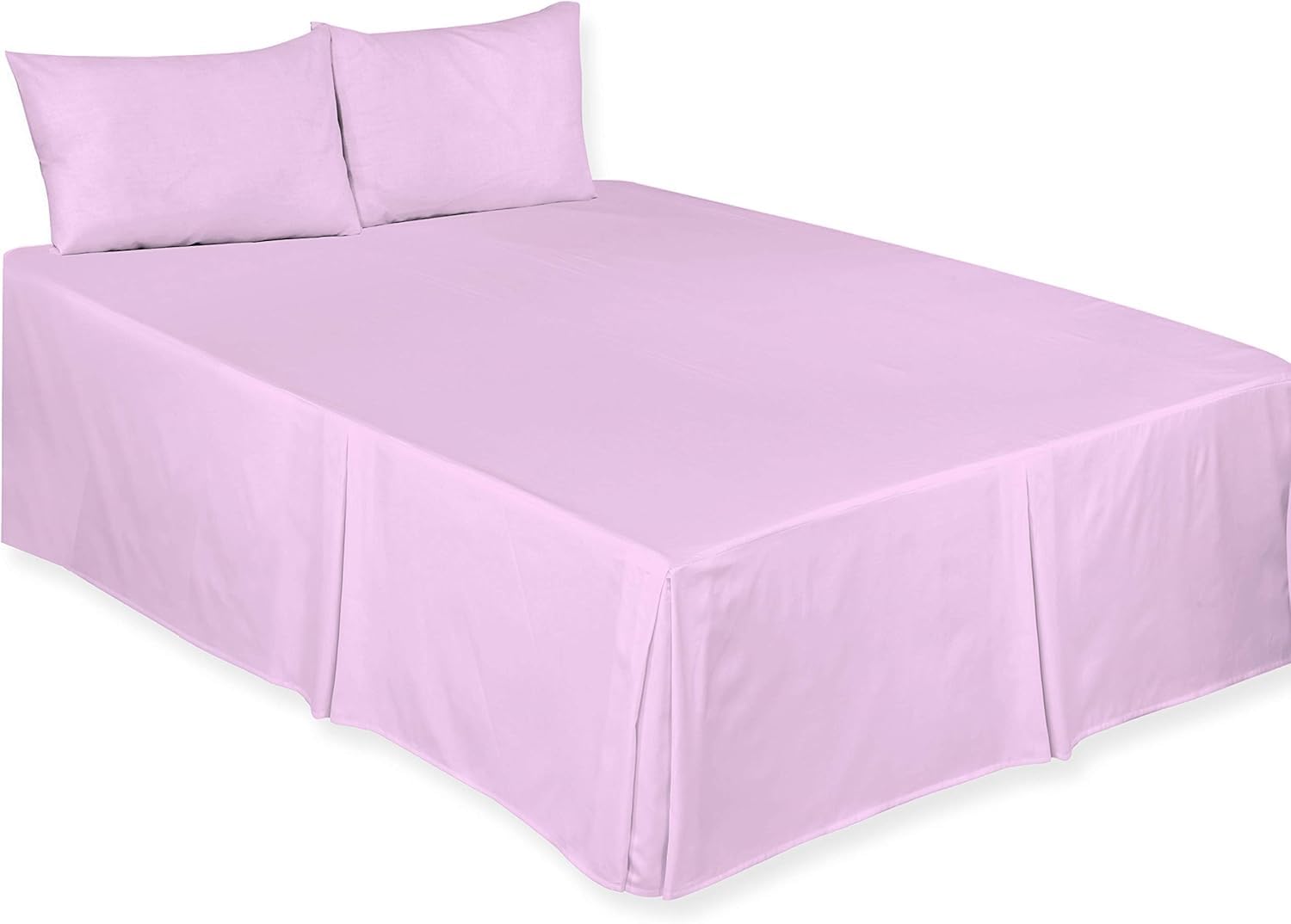 Luxury Plain Dyed Poly Cotton Platform Base Valance Sheet