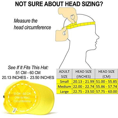 Dalix Lemon Hat Baseball Cap In Yellow #TOP5