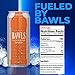 BAWLS Guarana Mandarin Orange, BAWLS Guarana Drink, Guarana Soda, Guarana Fueled Soda for Energy, High Energy Caffeinated Drink, 16oz 12 Pack Cans