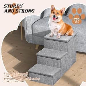 Dog-Stairs-for-Small-DogsNon-Slip-Dog-Steps-for-Bed-and-CouchDog-Ramp-for-Bed-with-Storage-and-Condo3-Steps-Pet-Stairs-for-SmallMediumLarge-dog - Cucciolini Doodles   Dog-Stairs-for-Small-DogsNon-Slip-Dog-Steps-for-Bed-and-CouchDog-Ramp-for-Bed-with-Storage-and-Condo3-Steps-Pet-Stairs-for-SmallMediumLarge-dog