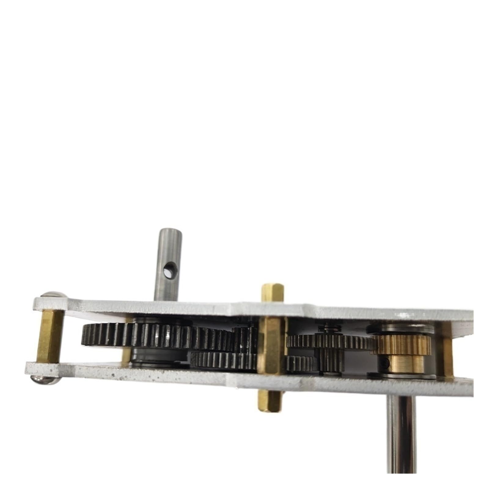 Dispositivo Riduttore completamente in metallo da 122x55x19mm, rapporto di velocità 1:28, albero di diametro 8mm, riduzione dell'aumento della velocità con manovella Sterzo a ingranaggi