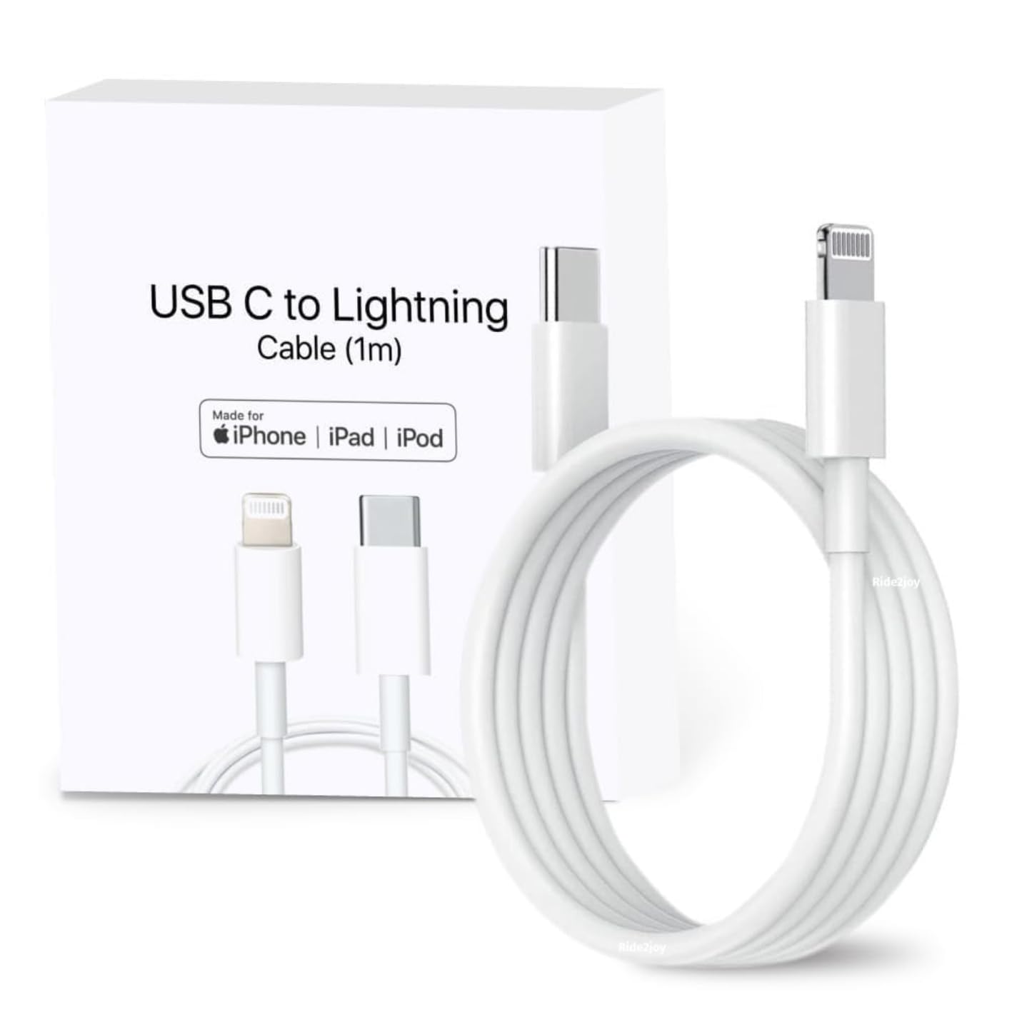 USB C to Lightning Cable 1M Apple MFI Certified iPhone Fast Charging Cable Compatible with iPhone 14/14 Pro/Pro Max/iPhone 13/13 Pro/ 13 Pro Max/iPhone 12/11 / X/XR/XS/ 8/7 / 6 / 6S Series (B0DFCGB2D6) Amazon Price History, Amazon Price Tracker