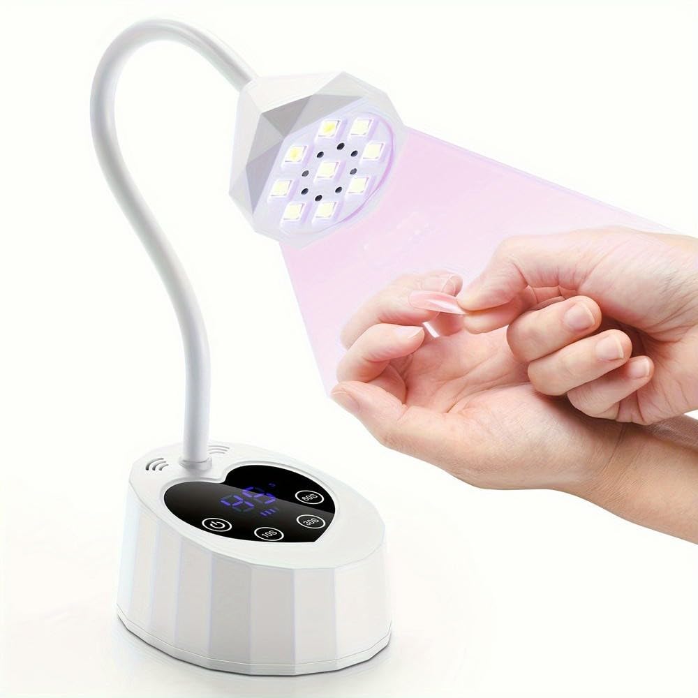 ZBDZSW Lampada Relax per Manicure con Luce Ricaricabile Wireless con 3 Sensori di Tempo e Luce Relax