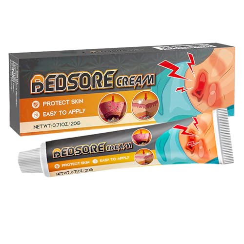Mnozreo Pomada para úlceras de Decúbito,Contra Tuns,Crema para el Dolor de Presión,Cicatrisante Contra las Escarañas,Relajante Contra los Tuns,20G,1PC