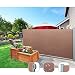 Produktbild CCLIFE Seitenmarkise Ausziehbar Sichtschutz Windschutz Sonnenschutz TÜV mit Alu-Rolle, Farbe:Braun, Größe:160x300cm