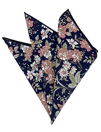 Image of Kebocis Men's Floral Pocket Square Handkerchief for Men