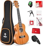 Vangoa Concert Ukulele Beginner Mahogany 23 Inch Adult Beginner Ukelele with Complete Kit Hawaiian Ukulele for Kids Acoustic Professional Ukelele 23'' Adult Beginner