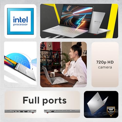 Image of ASUS Vivobook Go 15 15.6 inch FHD 60Hz Laptop with Intel Processor N150, Intel UHD Graphics, 8GB RAM, 128GB SSD, Cool Silver