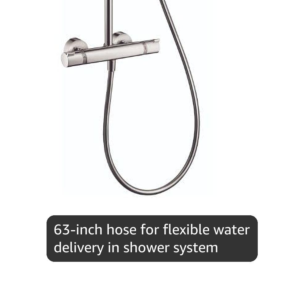 hansgrohe Croma Shower Faucet Set with Handheld Shower, Rain
